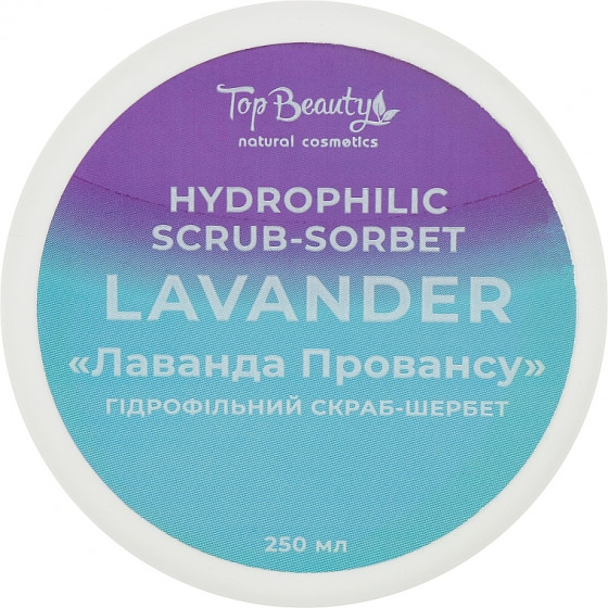 Top Beauty Hydrophilic Scrub-sorbet "Lavander" - Гідрофільний скраб-щербет для тіла "Лаванда" - 3