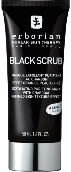 Erborian Black Scrub Mask - Скраб-маска очищуюча із деревним вугіллям