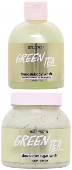 Hollyskin Hands & Body Wash "Green Tea" - Зволожуючий гель для миття рук та тіла - 1