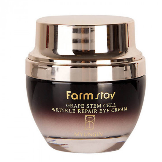 FarmStay Grape Stem Cell Wrinkle Repair Eye Cream - Крем для очей з фітостволовимі клітинами винограду