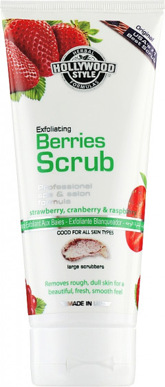 Hollywood Style Exfoliating Berries Scrub - Відлущуючий скраб для обличчя з екстрактом ягід
