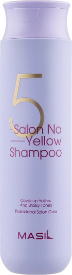 Masil 5 Salon No Yellow Shampoo - Тонуючий шампунь для освітленого волосся