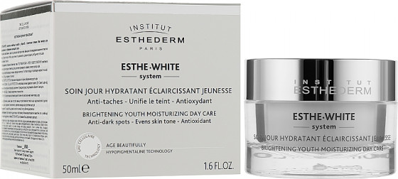 Institut Esthederm Esthe-White Brightening Youth Moisturizing Day Care - Освітлюючий денний крем - 1