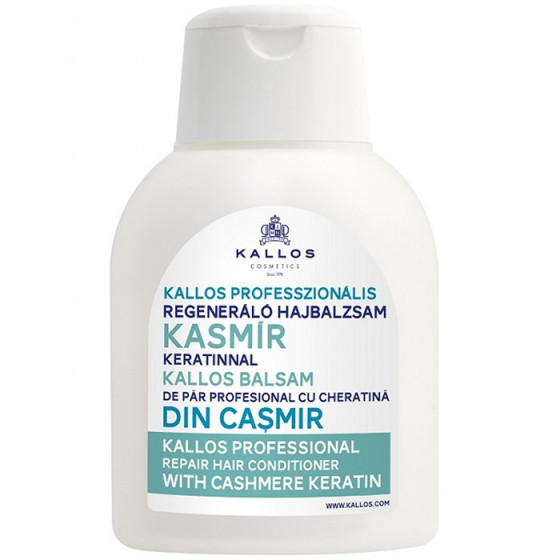 Kallos Professional Repair Hair Conditioner with Cashmere Keratin - Відновлюючий кондиціонер для волосся