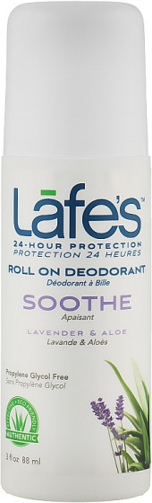 Lafe's Roll On Deodorant Soothe Lavender & Aloe - Роликовий дезодорант "Лаванда та алое"