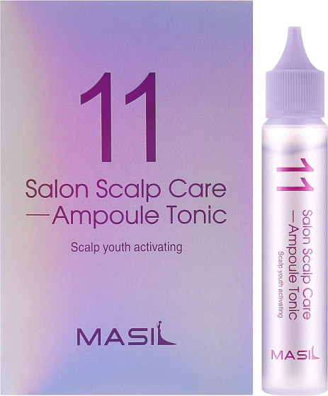 Masil 11 Salon Scalp Care Ampoule Tonic - Освіжаючий ампульний тонік для шкіри голови
