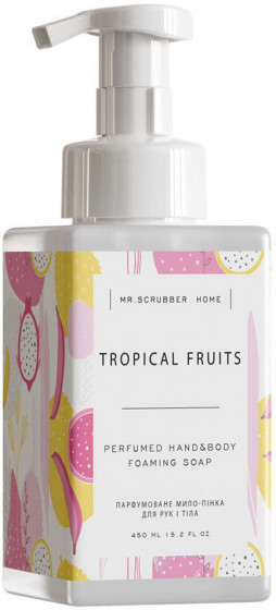 Mr.Scrubber Perfumed Hand & Body Foaming Soap "Tropical fruits" - Парфумоване мило-пінка для рук та тіла