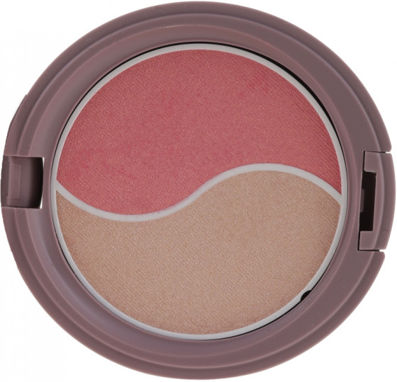 Paese Nanorevit Glow Duo Effect Blush + Highlighter - Контурна палітра 2 в 1 Рум'яна + Хайлайтер - 1