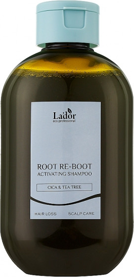 La'dor Root Re-Boot Activating Shampoo Cica & Tea Tree - Шампунь для жирної шкіри голови