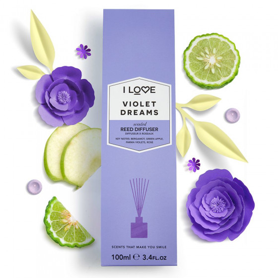 I Love Violet Dreams Reed Diffuser - Аромадифузор "Фіалка" - 2