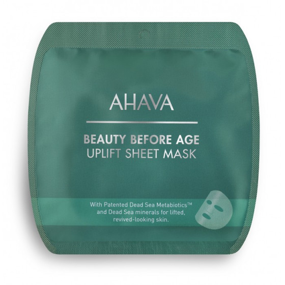 Ahava Beauty Before Age Uplift Sheet Mask - Лифтинговая поновлююча тканинна маска