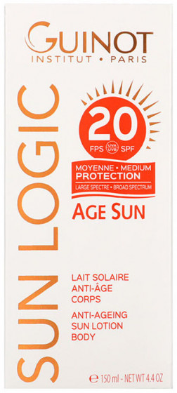 Guinot Age Sun Anti-Ageing Sun Lotion Body SPF20 - Антивіковий лосьйон від сонця для тіла