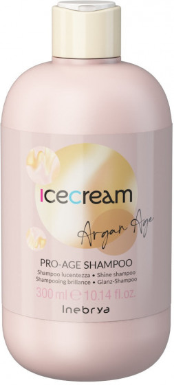 Inebrya Ice Cream Argan Age Pro Age Shampoo - Антивіковий шампунь для волосся з аргановою олією