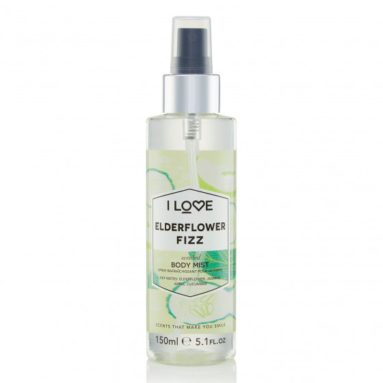 I Love Elderflower Fizz Body Mist - Освіжаючий спрей для тіла "Коктейль з бузини"