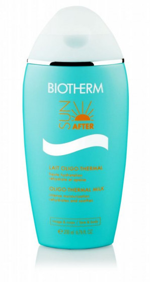 Biotherm After Sun Oligo-Thermal Milk - Молочко для тіла після засмаги для всіх типів шкіри інтенсивно зволожуюче, що знімає почервоніння