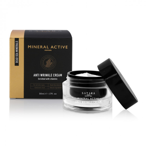 Satara Mineral Active Anti Wrinkle Cream - Мінеральний крем проти зморшок - 2