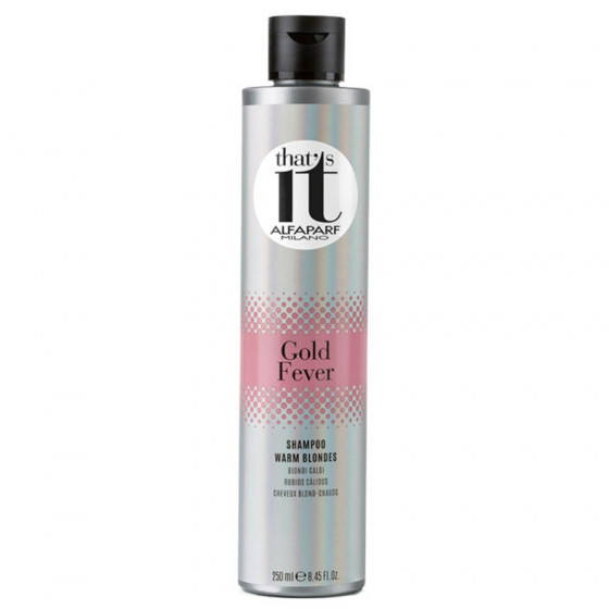 Alfaparf Milano That's It Gold Fever Shampoo - Шампунь тонуючий в теплі відтінки кольору блонд