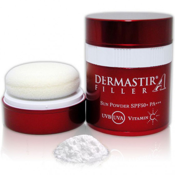 Dermastir Filler Sun Powder SPF 50+ White - Сонцезахисна пудра Дермастір SPF 50 +