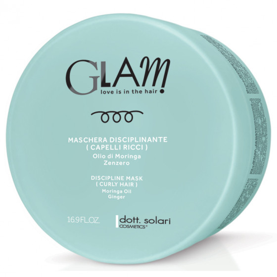 Dott. Solari Glam Discipline Mask Curly Hair - Маска дисциплінує для в'юнкого волосся