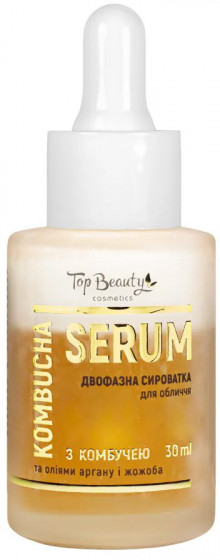 Top Beauty Kombucha Serum - Двофазна сироватка для обличчя з комбучею