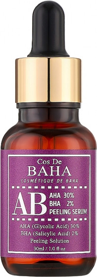 Cos de BAHA BHA AB Peeling Serum - Очищуюча пілінг-сироватка для обличчя з кислотами