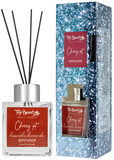 Top Beauty Reed Diffuser "Cherry Pit" - Парфумований дифузор для будинку "Вишнева кісточка"