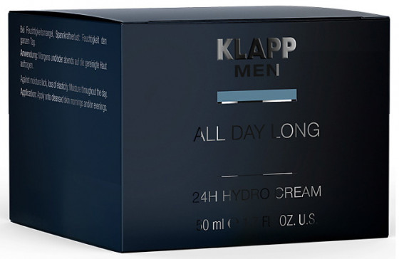 Klapp Men All Day Long - 24h Hydro Emulsion - Гідрокрем для обличчя - 1