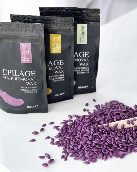 Hillary Epilage Passion Plum - Гранули для епіляції - 3