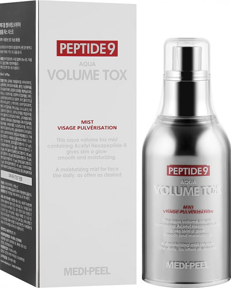 Medi Peel Peptide 9 Aqua Volume Tox Mist - Зволожуючий міст для обличчя з ліфтинг-ефектом - 1