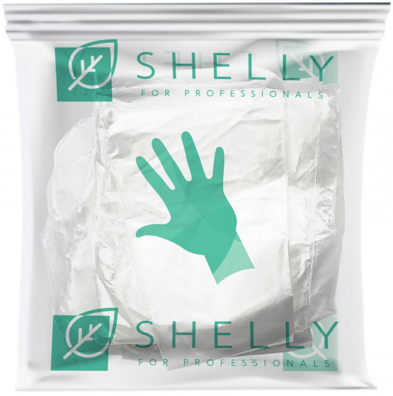 Shelly Gloves for Manicure - Набір рукавичок для манікюру з емульсією - 2