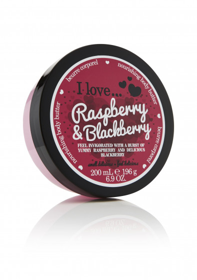 I Love Raspberry & Blackberry Body Butter - Олія для тіла "Малина і ожина" - 1