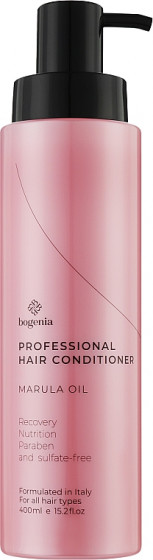 Bogenia Professional Hair Conditioner Marula Oil - Професійний зволожуючий кондиціонер з маслом марули