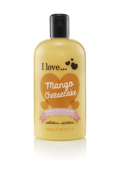 I Love Mango Cheesecake Bath & Shower Creme - Крем для ванни і душу "Манговий чізкейк"