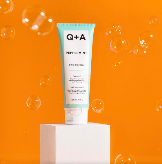 Q+A Peppermint Daily Cleanser - Очищувальний засіб для обличчя з м'ятою - 2