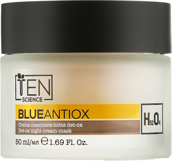 Ten Science Blue Antiox Night Cream - Антиоксидантний нічний крем-маска - 1