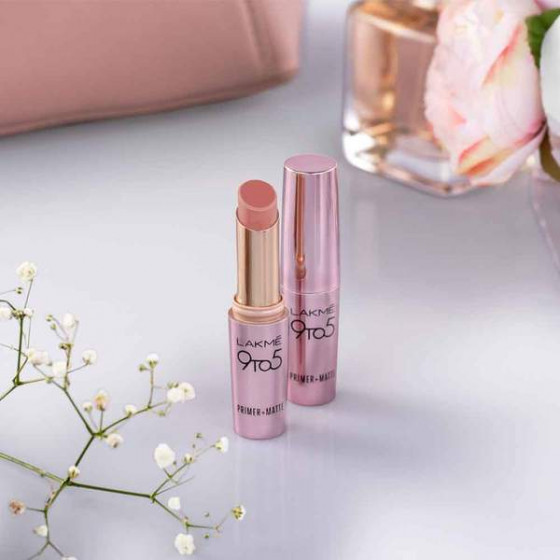 Lakme India 9 to 5 Primer Matte Lipstick - Матова помада для губ - 2