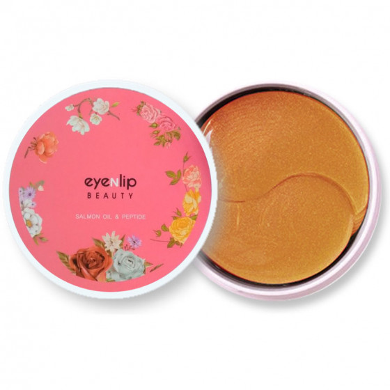 Eyenlip Salmon Oil and Peptide Hydrogel Eye Patch - Гідрогелеві патчі з лососевим маслом і пептидами для шкіри навколо очей