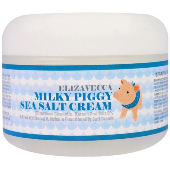 Elizavecca Milky Piggy Sea Salt Cream - Сольовий колагеновий крем для обличчя