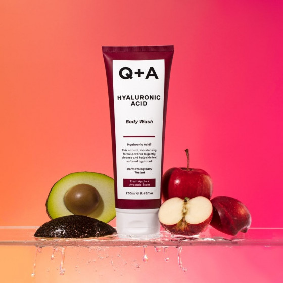 Q+A Hyaluronic Acid Body Wash - Очищуючий гель для тіла з гіалуроновою кислотою - 6