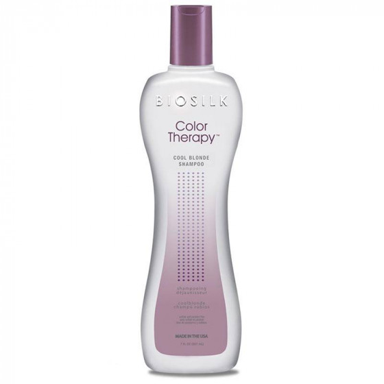 BioSilk Color Therapy Cool Blonde Shampoo - Шампунь для захисту кольору світлого і освітленого волосся