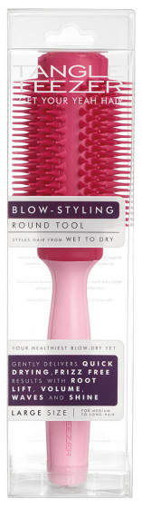 Tangle Teezer Blow-Styling Round Tool Large Pink - Великий круглий гребінець для укладання волосся феном - 1