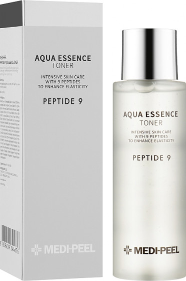 Medi Peel Peptide 9 Aqua Essence Toner - Зволожуючий тонер-есенція для обличчя з комплексом пептидів - 1