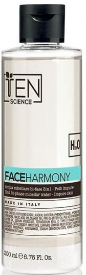 Ten Science Harmony 3 in 1 Biphase Micellar Water For Impure Skin - Біфазна міцелярна вода для проблемної шкіри