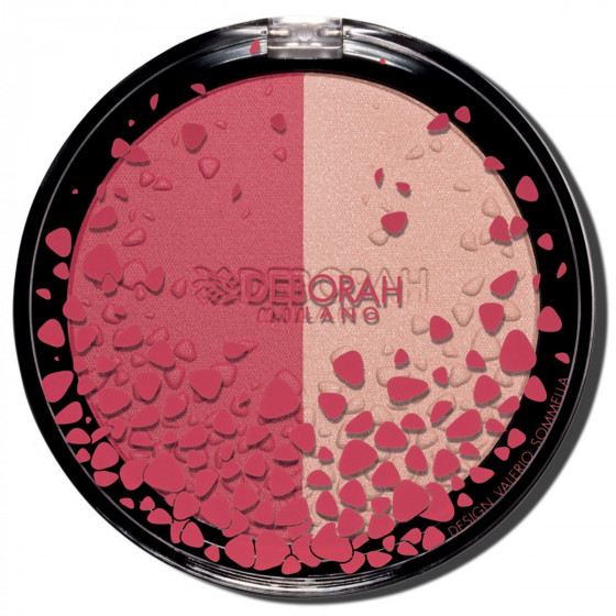 Deborah Duo Blush&Highlighter - Рум'яна і коректор 2-в-1 - 1
