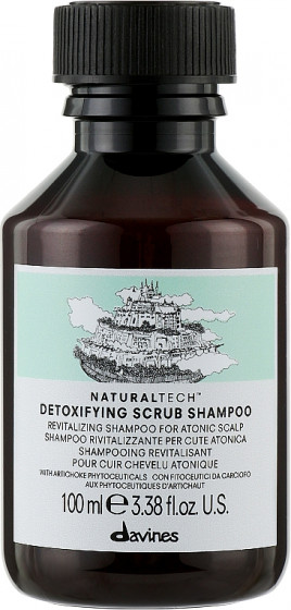 Davines Natural Tech Detoxifying Scrub Shampoo - Детоксуючий шампунь-скраб