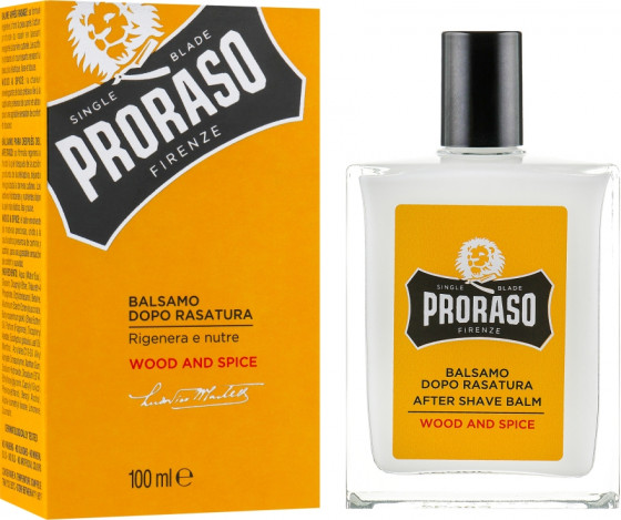 Proraso Wood And Spice After Shave Balm - Бальзам після гоління