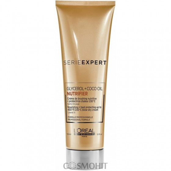 L'Oreal Professionnel Nutrifier Blow Dry Cream - Термозахисний крем для живлення сухого волосся