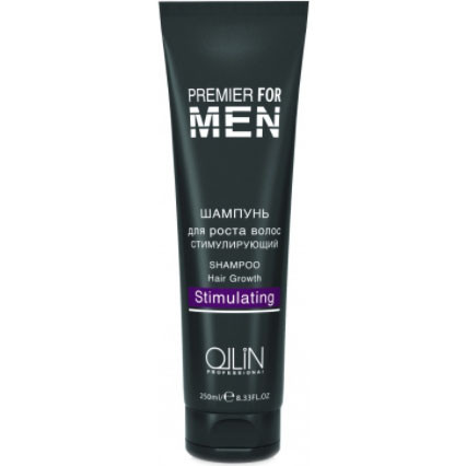 OLLIN Premier For Men Shampoo Hair Growth Stimulating - Чоловічий стимулюючий шампунь для росту волосся