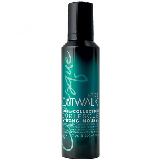 Tigi Catwalk Curlesque Strong Mousse - Мус сильної фіксації для текстури і тривалої фіксації