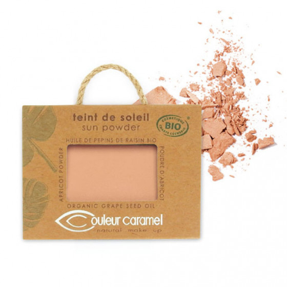 Couleur Caramel Sun Powder - Світловідбиваюча компактна пудра